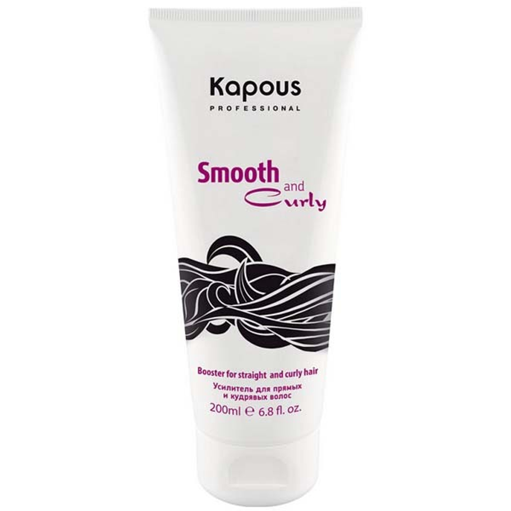 Kapous Professional Smooth and Curly Усилитель для прямых и кудрявых волос, двойное действие, 300 мл