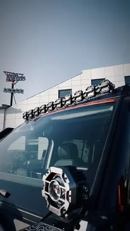 Люстра на крышу с доп. светом для Jetour G700 2025+ Джетур дополнительное освещение фары противотуманники