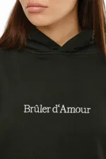 Купить Худи Bruler d'Amour Emotion хаки Худи Bruler d'Amour Emotion хаки