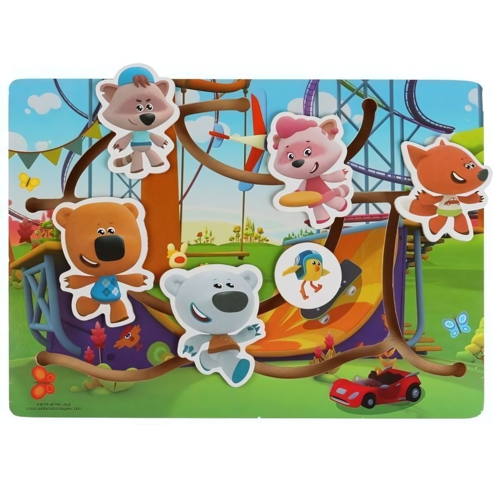 Игрушка деревянная лабиринт ходилка "Ми-ми-мишки" коробка (Буратино)