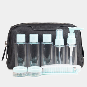 Несессер Trapèze из кожи теленка, черного цвета