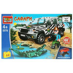 Конструктор пластмассовый 44эл. Сафари "УАЗ Patriot" (Город мастеров)