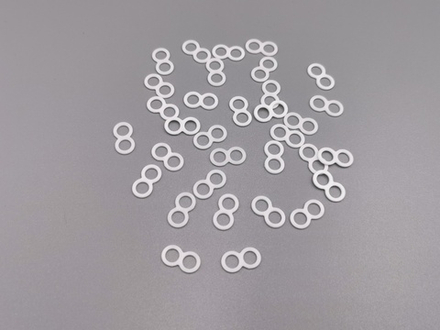 Регуляторы, Arta-F, 6 мм, пластик, белый, премиум-класс, (Арт: RE2/6-001), шт