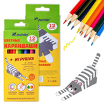 Карандаши 12цв. "Сделай сам" в коробке 7303Т-12 (J.Otten)