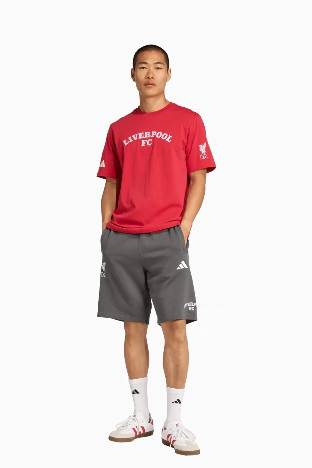 Футболка adidas Liverpool FC 25/26 US Pack - красный