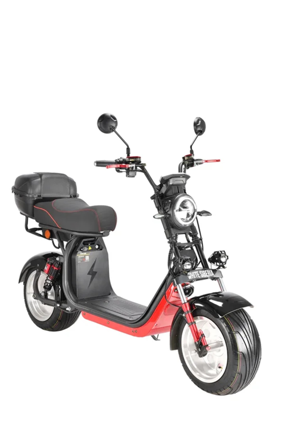 Электроскутер CityCoco White Siberia PRO MAX 3950W Черный