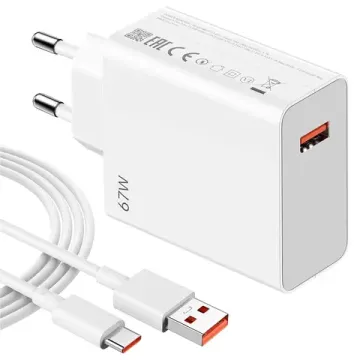 Адаптер питания для быстрой зарядки 67 Вт USB-C + USB-A