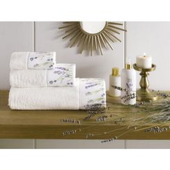 Набор полотенец Lavender Garden 3 предмета + ароматизатор  TIVOLYO HOME