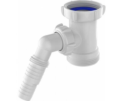 Тройник "Aquant" с отводом к стиральной или посудомоечной машине, 1.1/2"х 1.1/2". NM112-200-MR