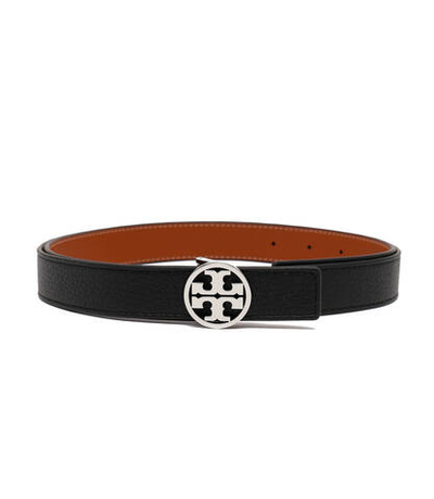 двухсторонний кожаный ремень 1" miller TORY BURCH - черный(138935)