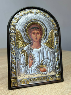 Ангел Хранитель, икона арочная, пластик 96х138