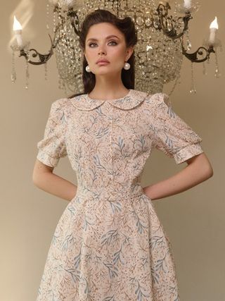 Платье женское "Одри" весенние ветви