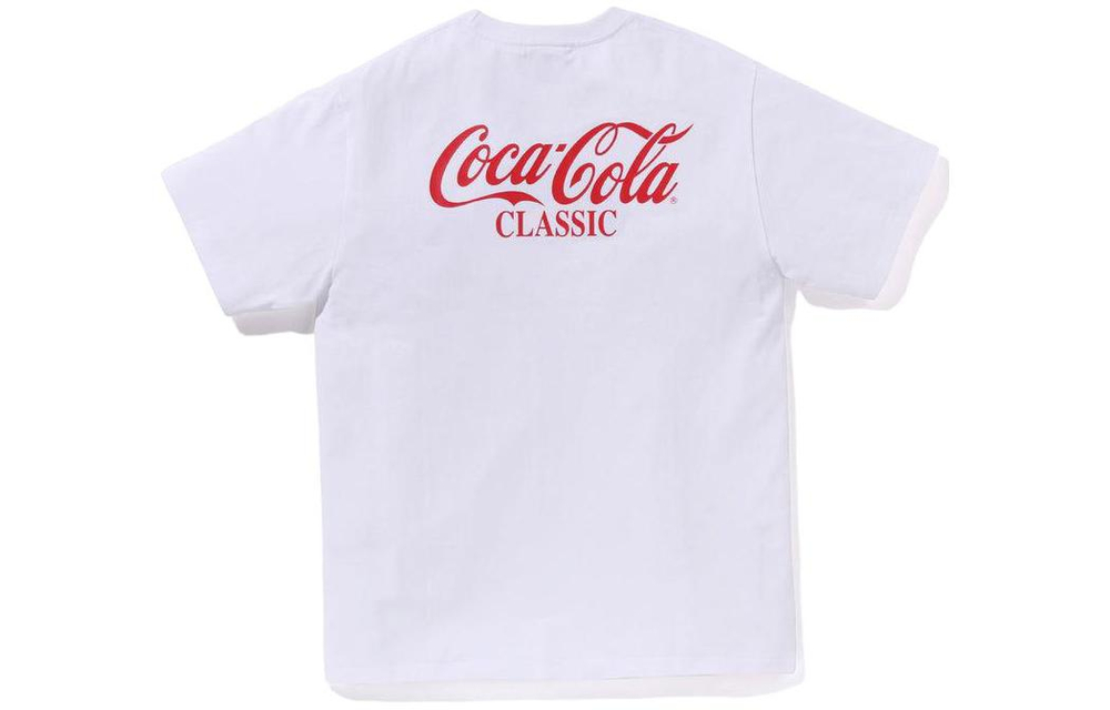 A Bathing Ape X Coca Cola Ape Head Tee белый