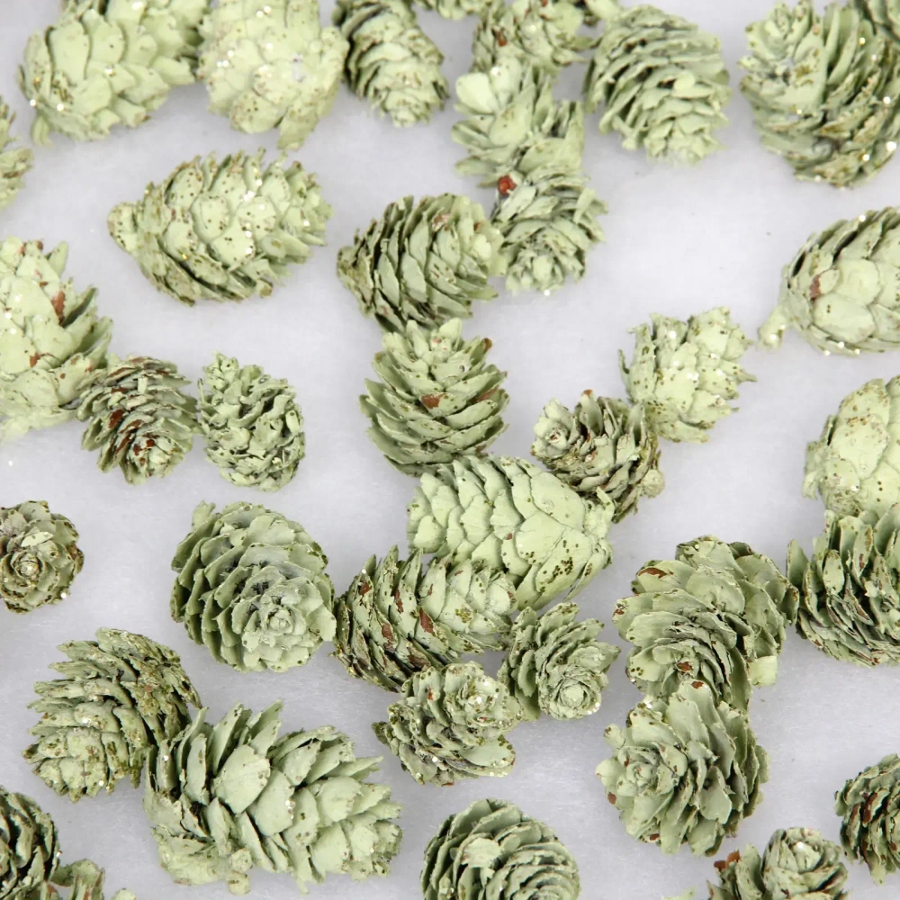 Композиция для декора «Лесное удовольствие» 11*11*14 см (150 гр), зелёный