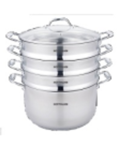 Пароварка из высокачественной нержавеющей стали 5 предметов,  кастрюля 8,3л (28см)