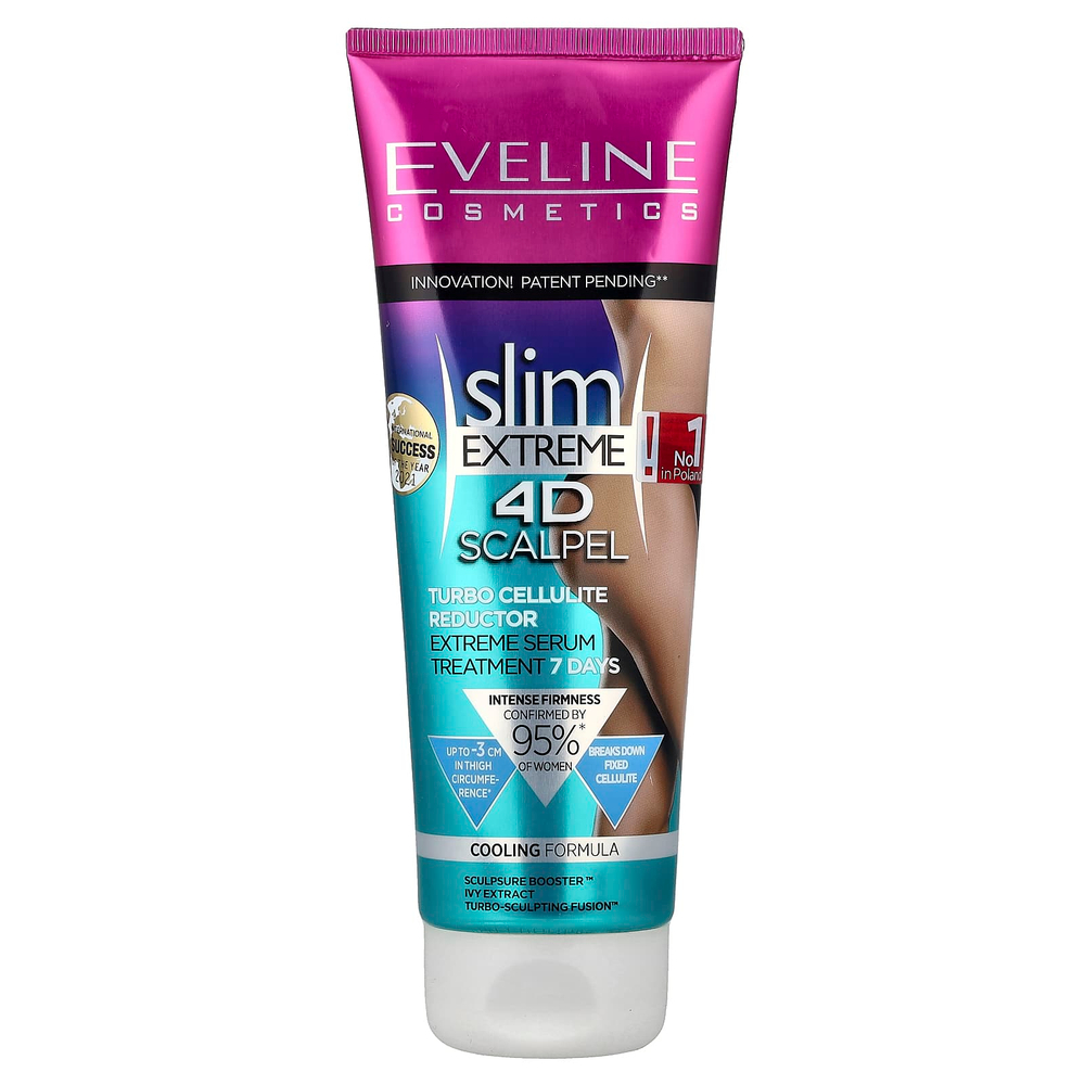 Eveline Cosmetics, Slim Extreme 4D Scaltrol, средство для восстановления целлюлита, 250 мл (8,8 жидк. унции)