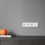 Клавиша для выключателя/переключателя одноклавишного с подсветкой, S70 (хлопок)