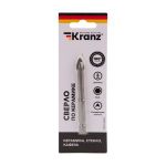 Сверло по стеклу и керамике 8 мм, 2 грани, шестигранный хвостовик KRANZ
