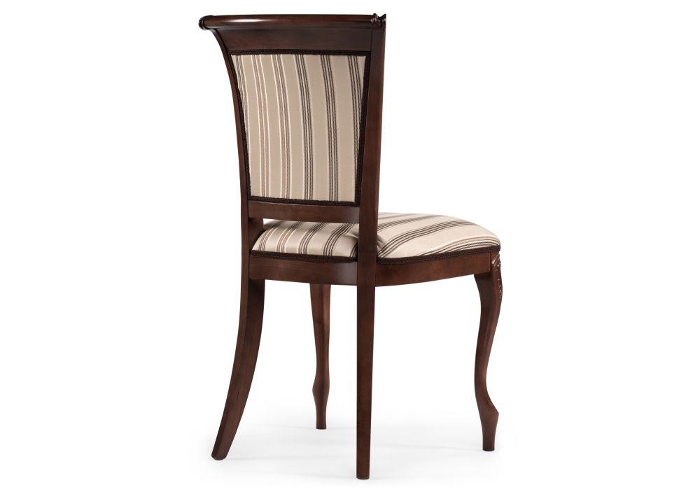 Деревянный стул Амбертин орех / агата полоса серая