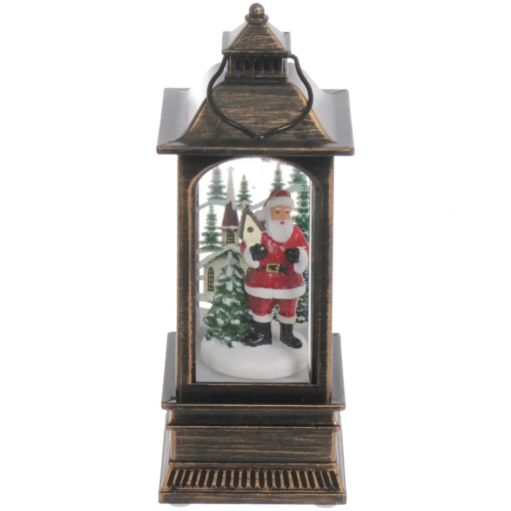 Сувенир с подсветкой Christmas «Фонарь - Дед Мороз» 12,8х5,4 см (3хAG13)
