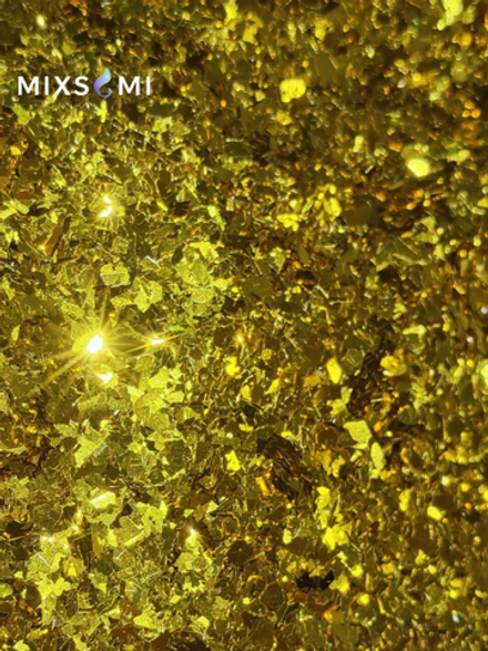 Хлопья - слюда 88903 Императорское золото (жёлтое) - для литья изделий и творчества