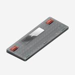 Беспроводная механическая клавиатура QMK Nuphy AIR96v2 Lunar Gray, RGB, Hot Swap, Wisteria Switch (AIR96v2-LG-23)