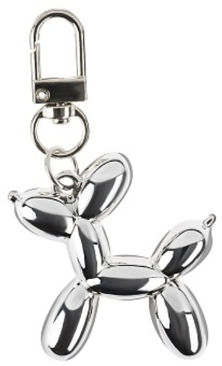 Брелок Собачка ШДМ Серебро 4,5 см.