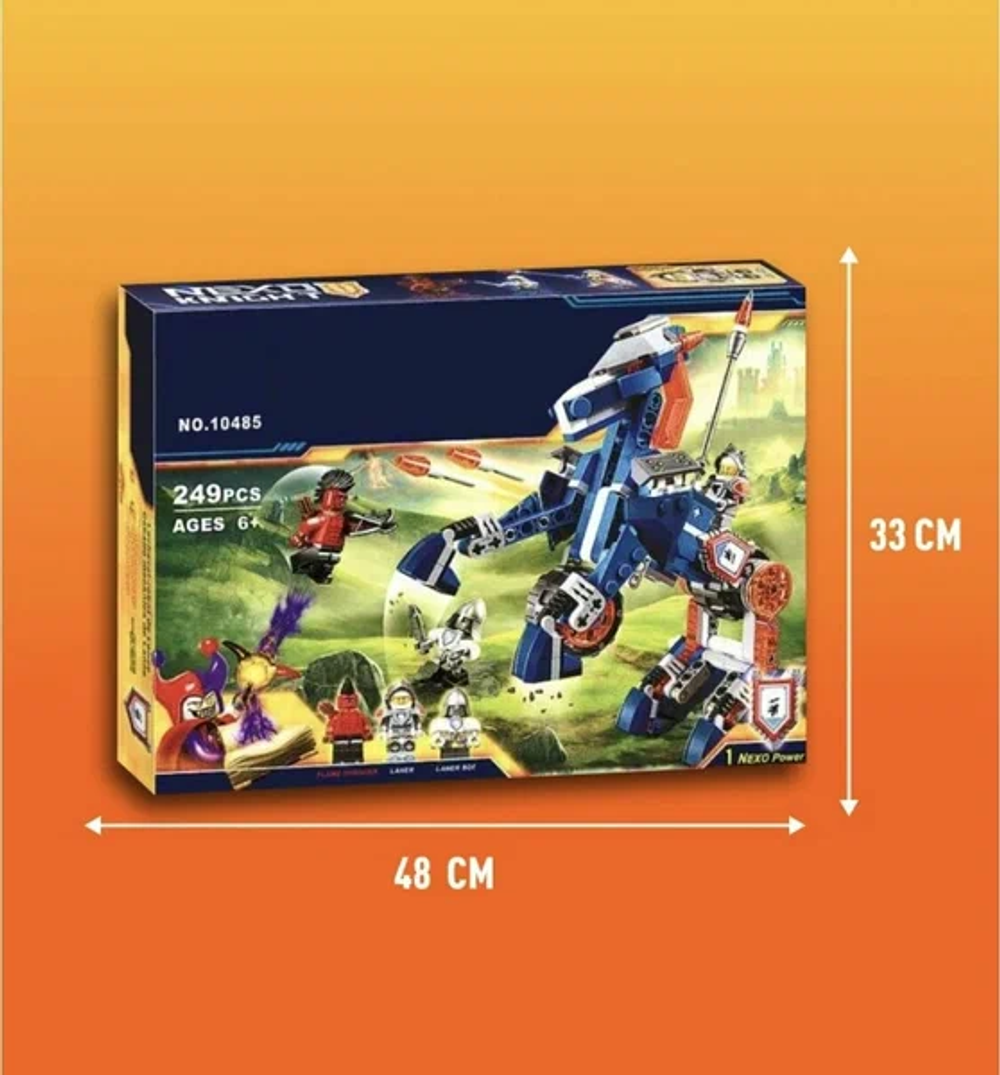Nexo Knight конструктор Нексо найтс Ланс и механический конь 10485/247 деталей