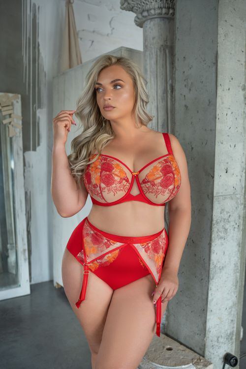 Бюстгальтер Kris Line Sweetheart Soft Full Cup (красный/оранжевый)