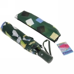 Зонт женский полуавтомат «Ultramarine - Геометрия», микс 6 цветов, 8 спиц, d-100см, длина в слож. виде 68см