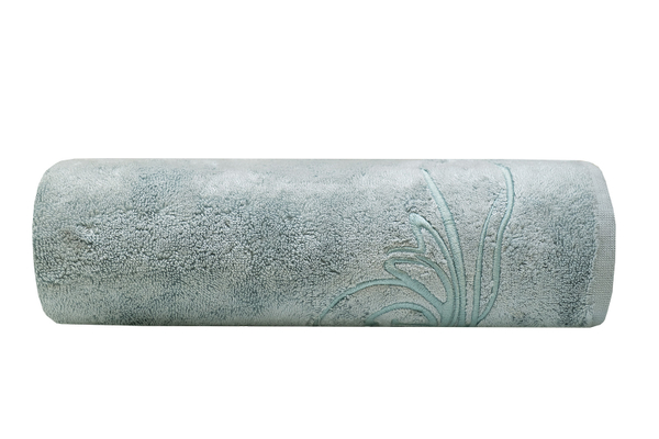 Полотенце 70x140 Garda Decor Лирика бирюзовое