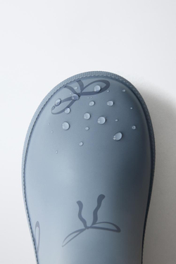 ZARA РЕЗИНОВЫЕ САПОГИ С БАНТИКАМИ, СИНИЙ