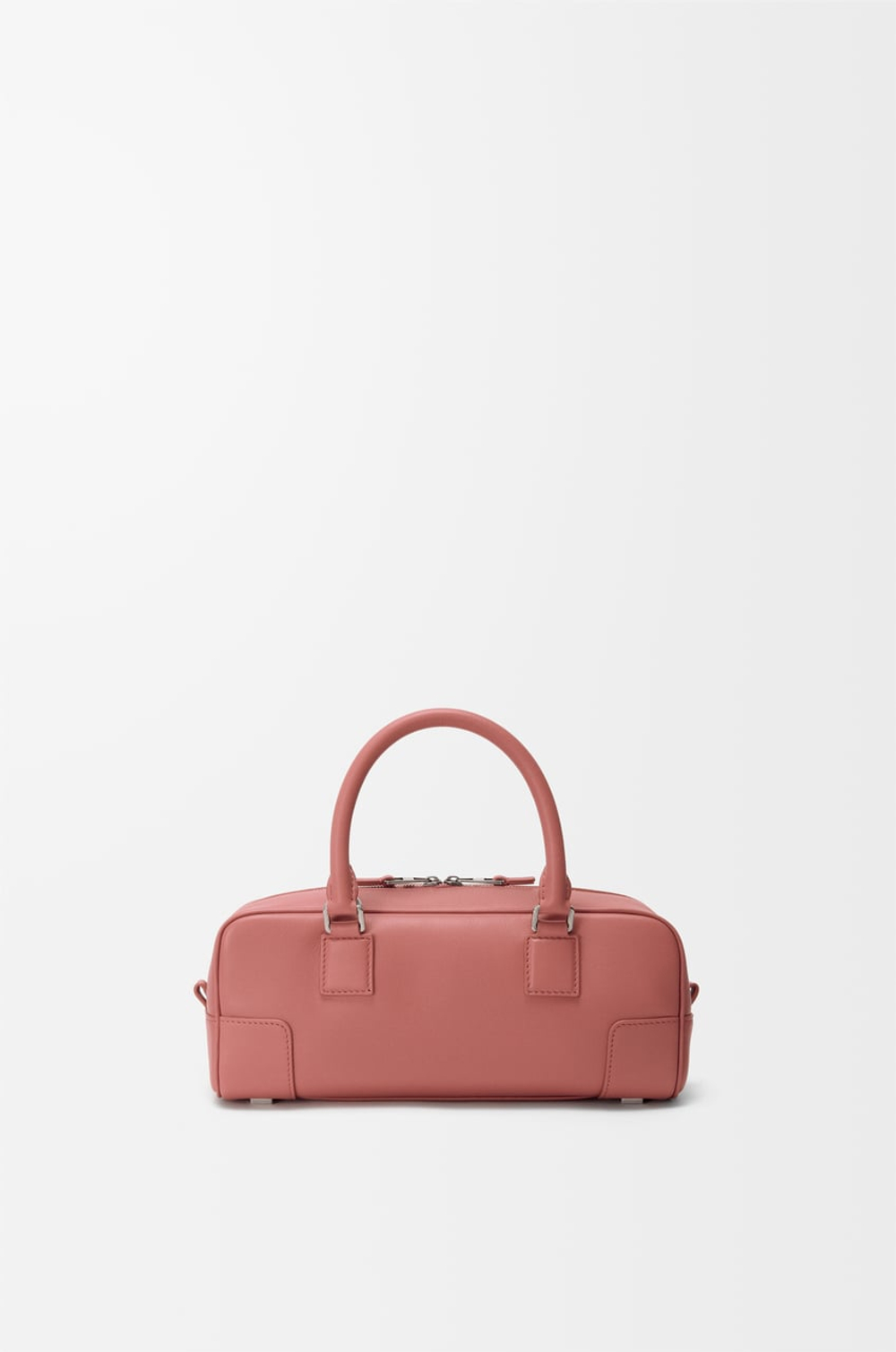 Loewe Укороченная сумка Amazona 23 из блестящей телячьей кожи, красноватый