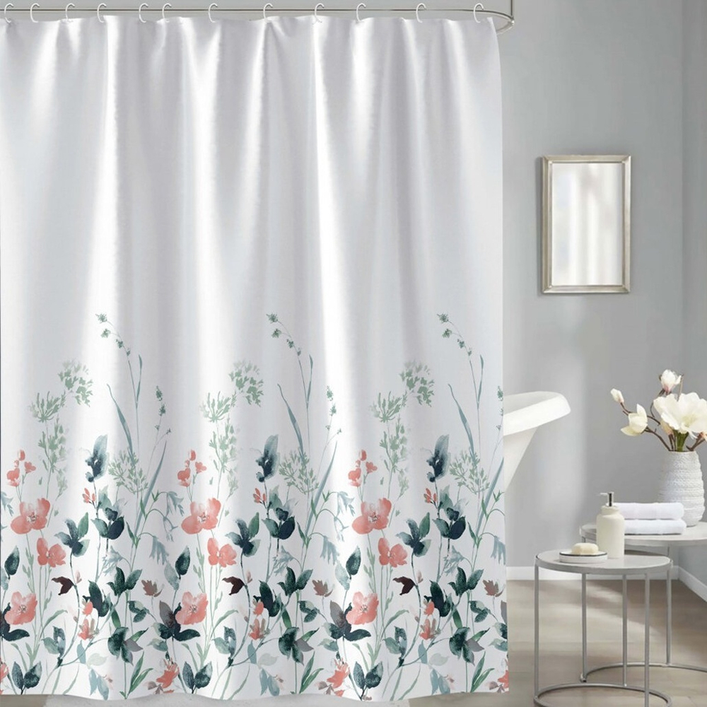 Штора для ванной 180*180см 12 колец "Rosenberg" R-730241