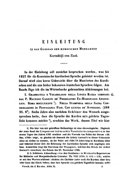 Forschungen Über Die Kurden Und Die Iranischen Nordchaldäer | Petr Lerkh