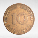 Germany, 10 Pfennigs, 1950, (Munich Mint - "D"), VF