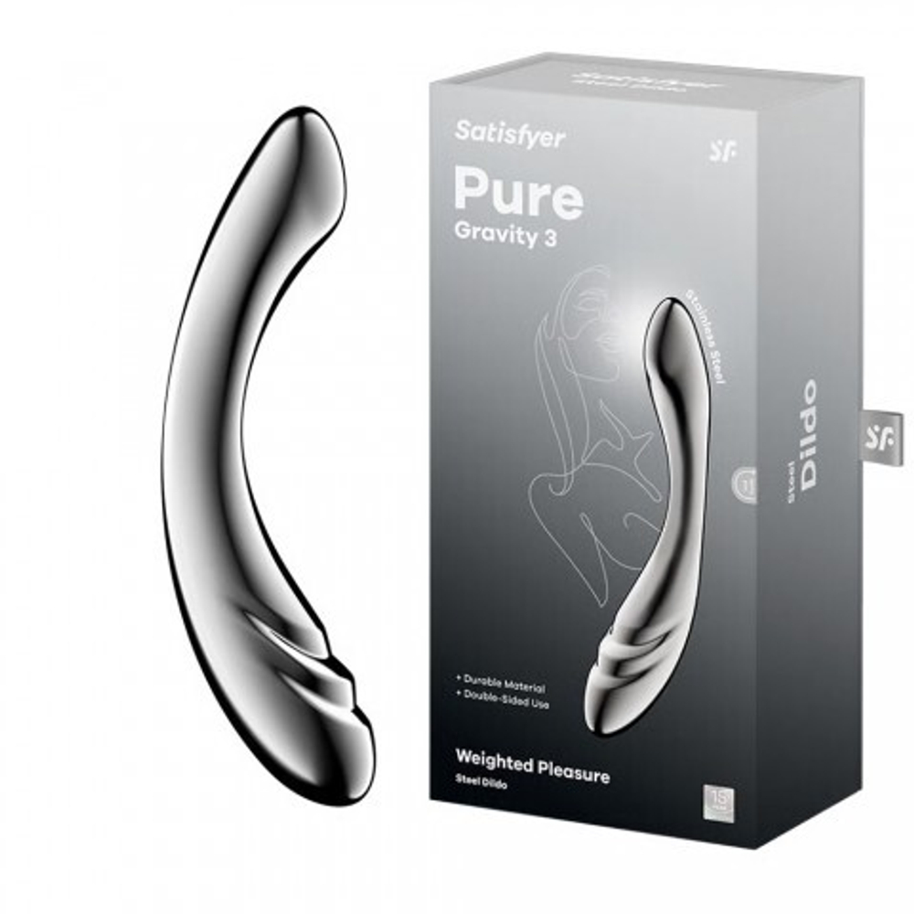 Двусторонний фаллоимитатор Satisfyer Pure Gravity 3 (21*4)