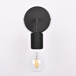 Бра Rh Utilitaire Single Sconce Black By Imperiumloft
