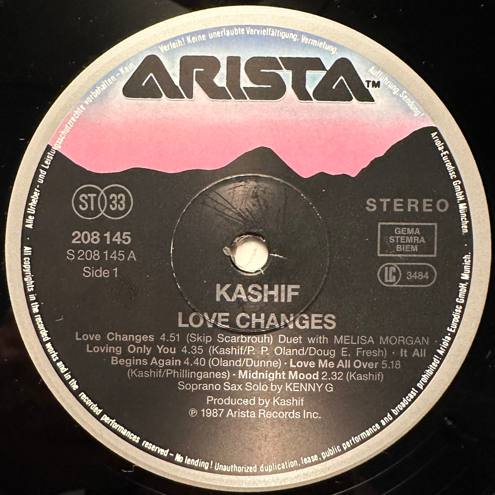 Kashif - Love Changes (Европа 1987г.)