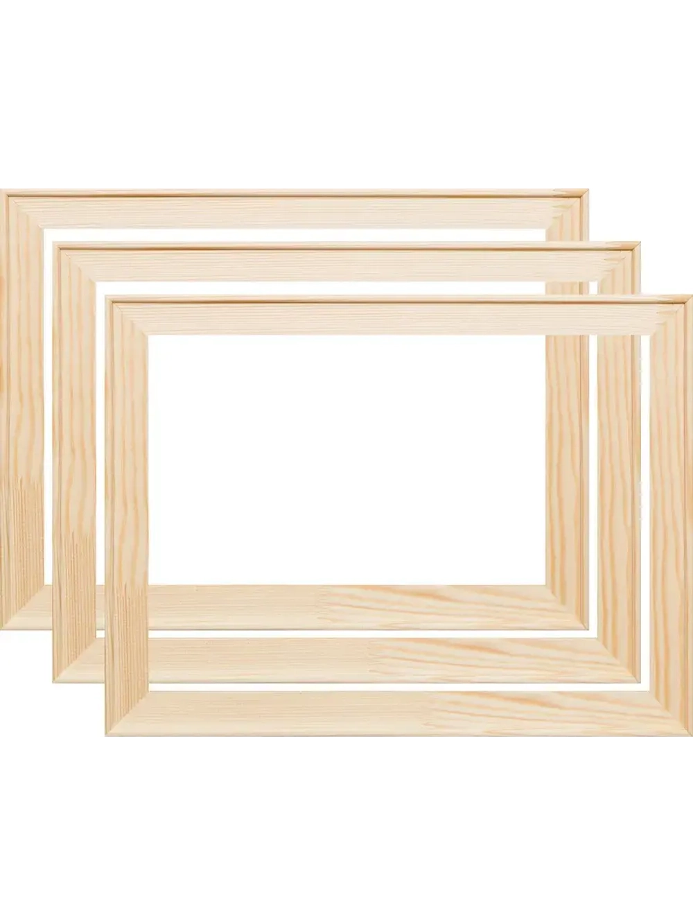 Глухой подрамник 30x45 см. (3 штуки) сеч. 40*18 мм.