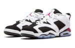 Jordan Air Jordan 6 Retro Low Fuchsia Flash Oreo shock absorption non-slip low-cut retro basketball shoes GS white Black purple red