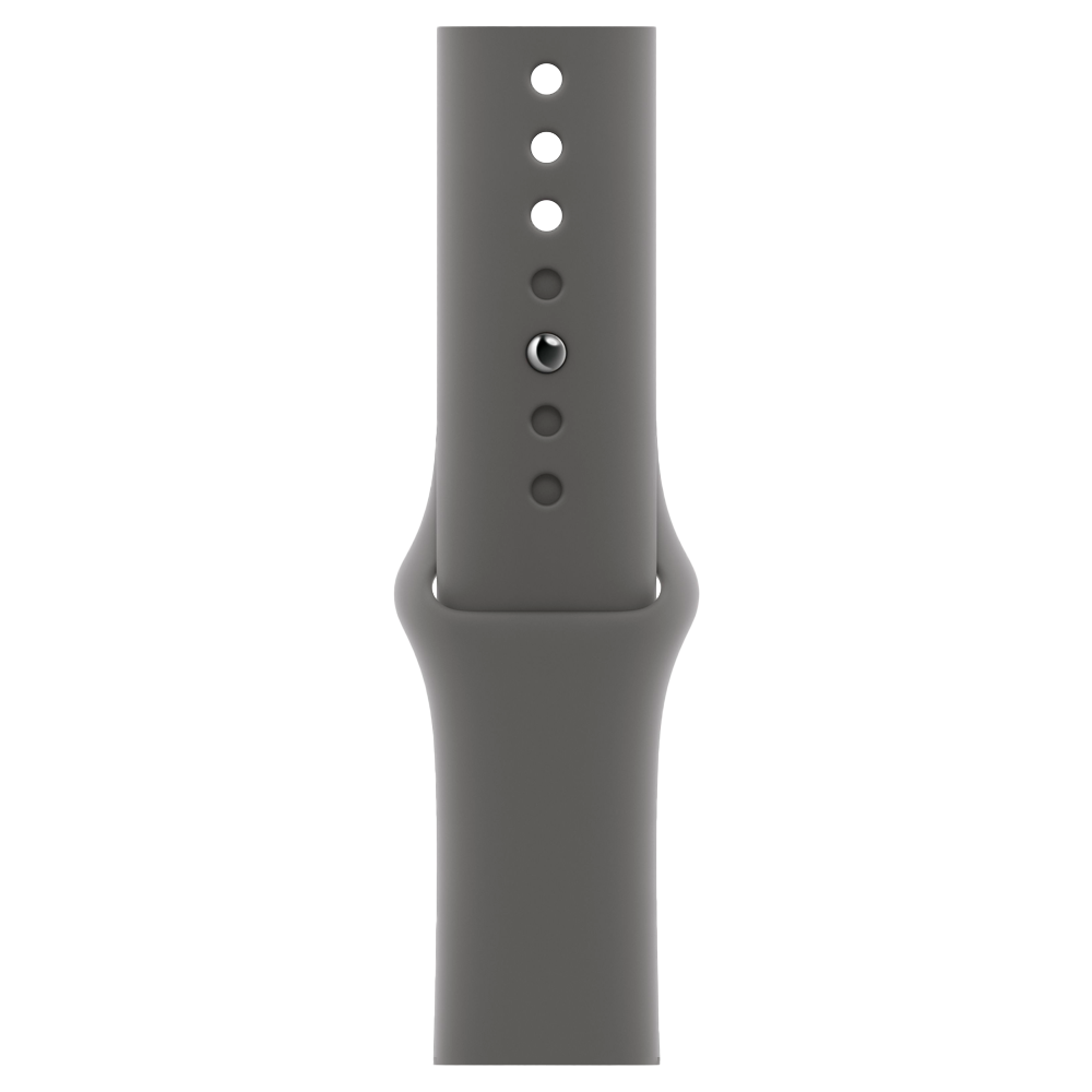 Умные часы Apple Watch Series 11 GPS, 46mm, Silver Aluminium Case with Stone Gray Sport Band, M/L