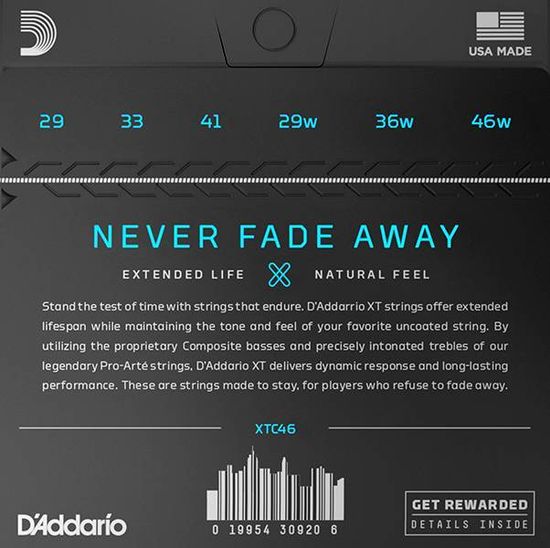 Струны для классической гитары D'ADDARIO XTC46