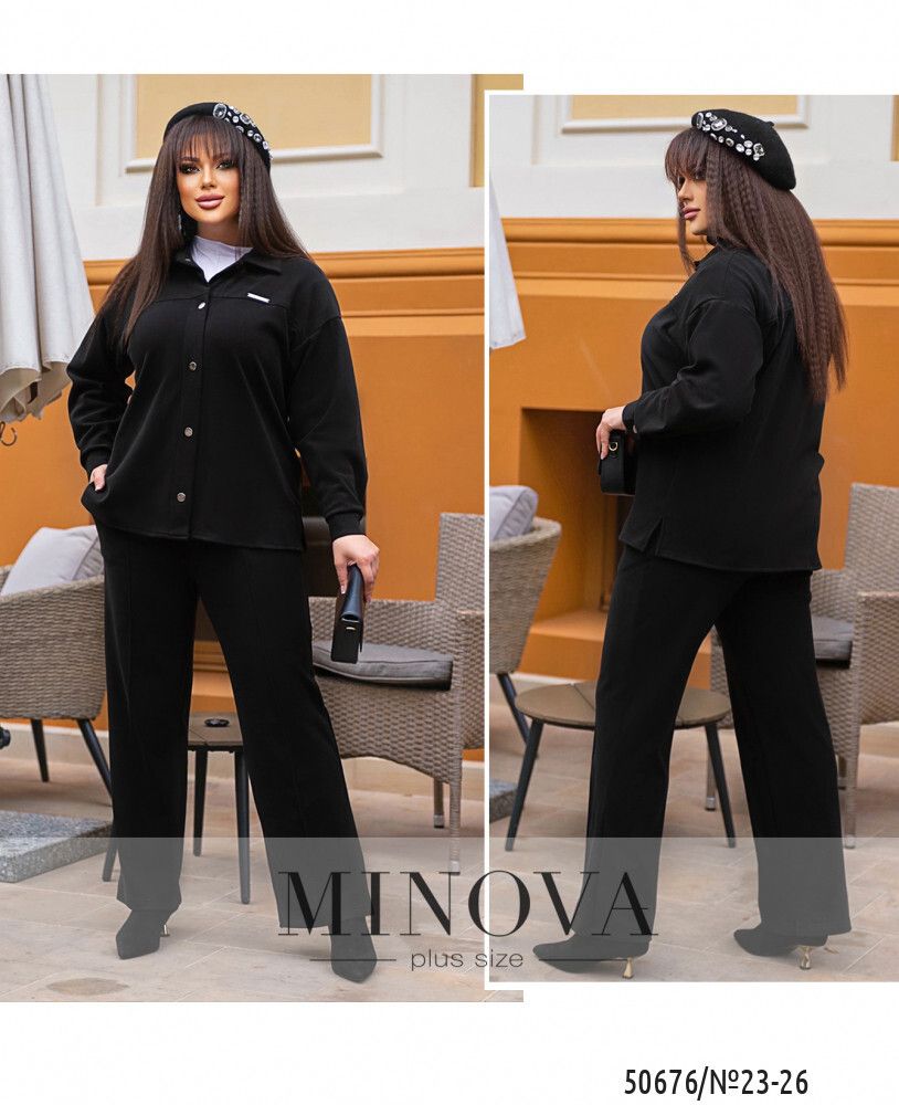 Костюм 23-26-черный Minova