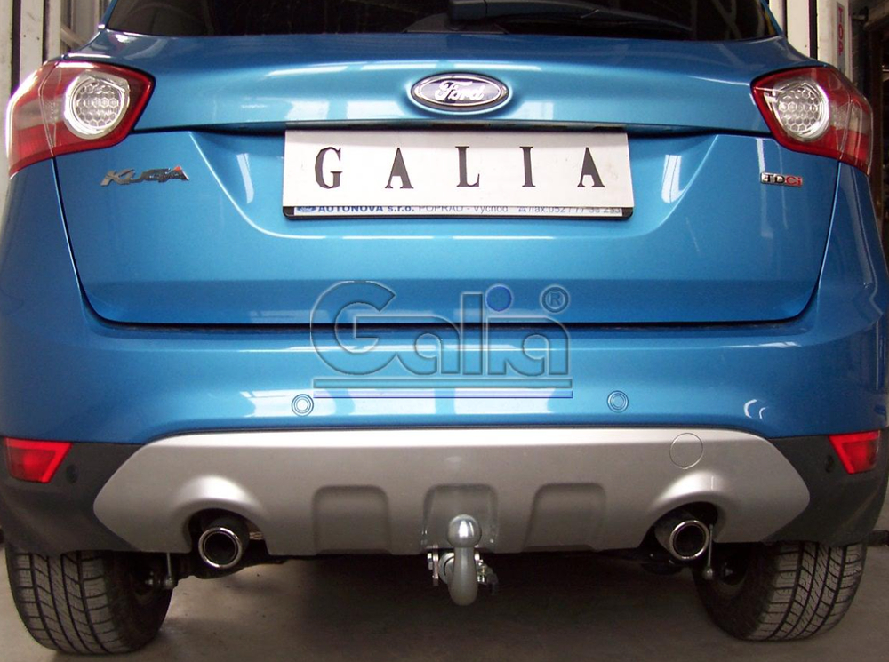Фаркоп оцинкованный Galia F113C для Ford Kuga 2008-2013, 2013-(паспорт и сертификат в комплекте)(без электрики)