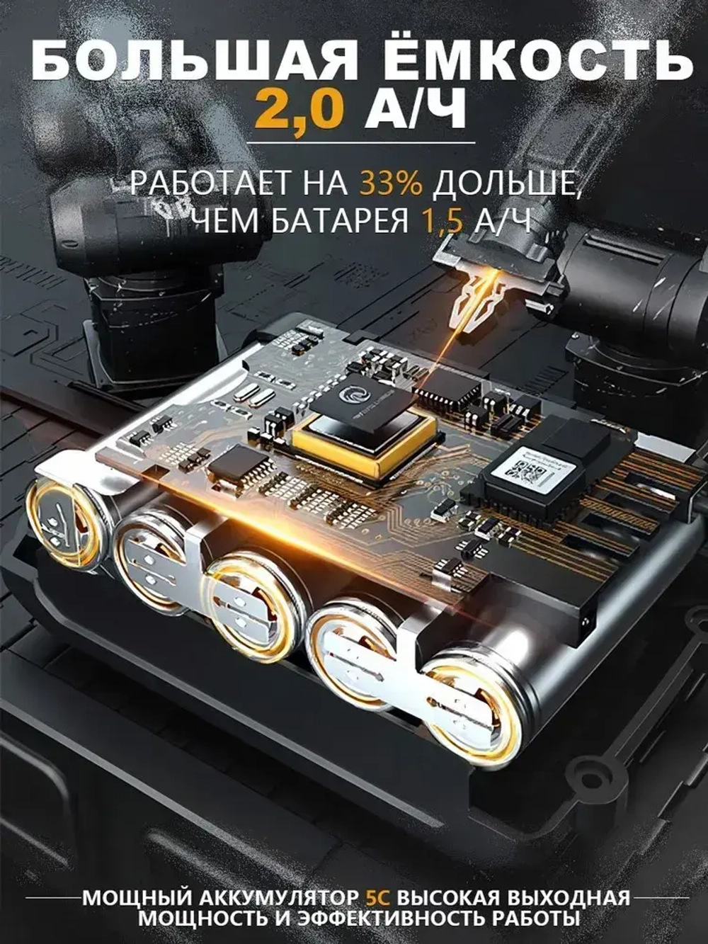 Дрель шуруповерт аккумуляторная 24 В,шуруповерт аккумуляторный бесщеточный,2000мaн,2 АКБ,синий