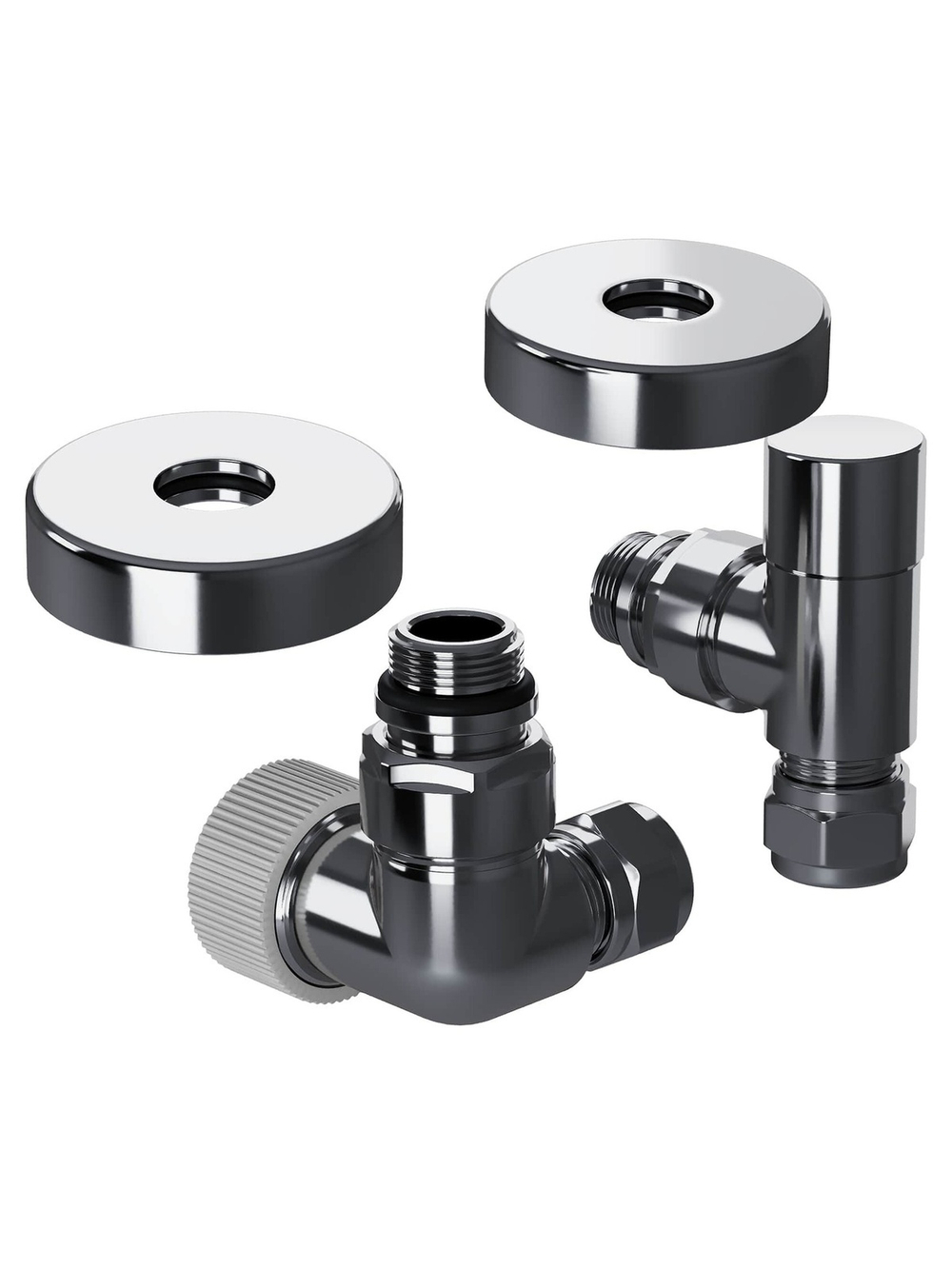 Набор термостатический трехосевой Royal Thermo Design Pro 15мм М30х1,5 (Хром)