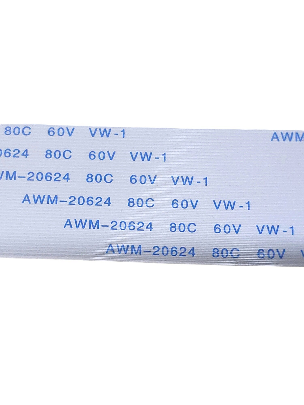 Шлейф FFC 40-pin Шаг 0.5mm Длина 15cm Прямой A-A AWM 20624 80C 60V VW-1