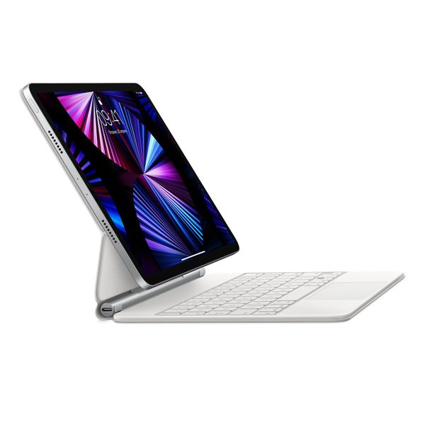 Клавиатура Apple Magic Keyboard для iPad Pro и iPad Air 11" 2021, белый (MJQJ3RS/A)