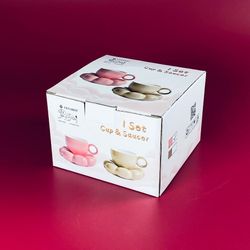 Lenardi 164-022 Чашка 220мл с блюдцем в под.цуп.(х24)Фарфор